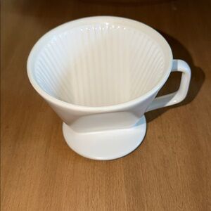 Starbucks Coffee Filter #4 Pour Over Brewer Drip Single Cup Coffeemaker Ceramic